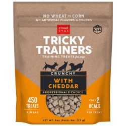 Cloud Star Tricky Trainers - Crunchy Cheddar Flavor - Dog Treats - 8 oz
