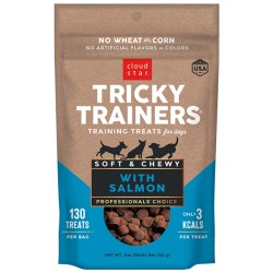 Cloud Star Tricky Trainers - Chewy Salmon Flavor - Dog Treats - 5 oz