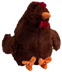 Doggles - Dog Toy - Milk Jug Toy - Dark Brown Chicken