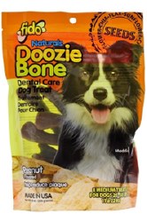 Fido - Dog Treats - Doozie Bones - Peanut - Medium - 8 pack