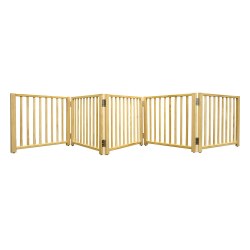 Four Paws - Wooden Free Standing 5 Panel Gate