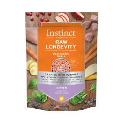 IN STORE AND CURB-SIDE PICK UP ONLY - Instinct Longevity - Kitten Bites - Raw Cat Food - 2.5 lb