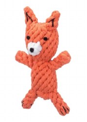 Jax & Bones - Rope Dog Toy - Fox - Large