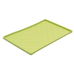 Messy Mutts - Silicone Food Mat with Rods - Green - Large