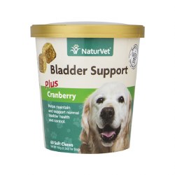 NaturVet - Bladder Support Plus Cranberry for Dogs - Soft Chews - 60 ct