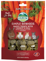 Oxbow Simple Rewards - Baked Treats with Carrot and Dill - 2 oz