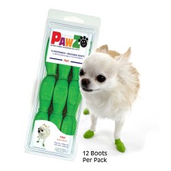 Pawz Dog Boots - Apple Green - Tiny
