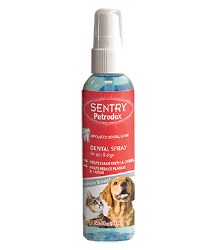Sentry Petrodex - Dental Spray for Dogs and Cats - 4 oz