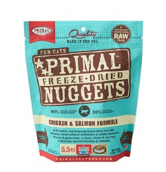 Primal - Chicken and Salmon Formula - Freeze Dried Cat Food - 5.5 oz