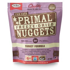Primal - Turkey Formula - Freeze Dried Cat Food - 14 oz