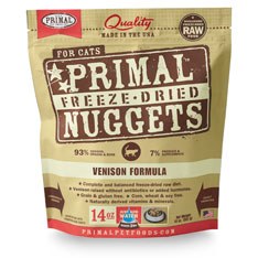 Primal - Venison Formula - Freeze Dried Cat Food - 14 oz