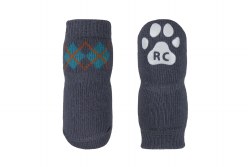 RC Pets - PAWks Dog Socks - Slate Arglye - Small