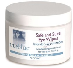 True Blue - Safe and Sure Eye Wipes - 50 ct