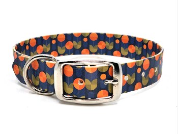 Wilderpup - 1&quot; Wide Adjustable Collar - Garbo - 19-22&quot;