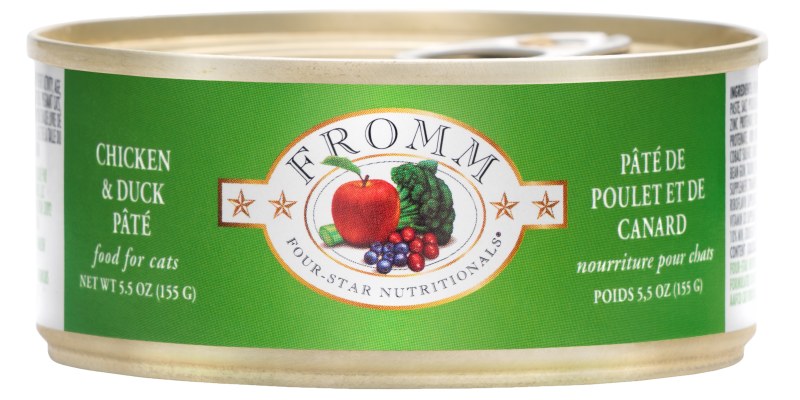 Fromm Four Star Chicken Duck Pate Canned Cat Food 5 5 Oz Phydeaux Raleigh