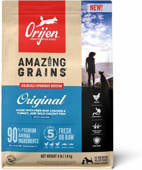 Orijen - Amazing Grains - Original - Dry Dog Food - 4 lb