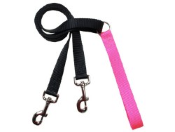 2 Hounds - Training Leash - Hot Pink 5/8" Wide