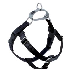 2 Hounds - Freedom No-Pull Harness - Black 1" Wide - Large