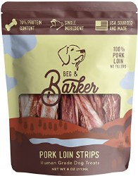Beg & Barker - Pork Loin Strips - Dog Treats - 4 oz