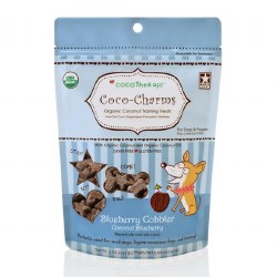 CocoTherapy - Dog Treats - Coco-Charms - Blueberry Cobbler Training Treats - 5 oz