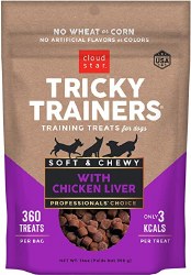 Cloud Star Tricky Trainers - Chewy Liver Flavor - Dog Treats - 14 oz
