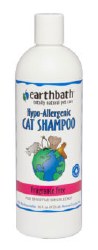 Earthbath - Hypoallergenic Cat Shampoo - Fragrance Free - 16 oz