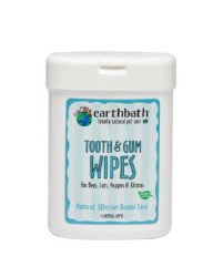 Earthbath Tooth and Gum Wipes
