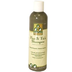 EcoPure - Flea and Tick Shampoo - 8 oz