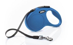 Flexi - Classic Tape Retractable Dog Leash - Blue - Small - 16'