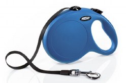 Flexi - Classic Tape Retractable Dog Leash - Blue - Large - 26'