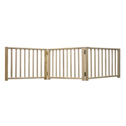 Four Paws - Wood 3 Panel Folding Gate