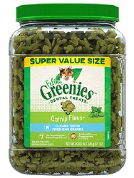 Feline Greenies - Catnip Flavor Dental Treats - Cat Treats - 21 oz
