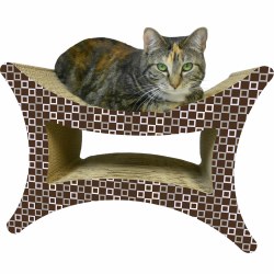 Imperial Cat - Cardboard Scratcher - 4-Way Tower