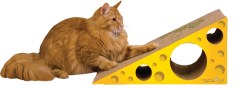 Imperial Cat - Cardboard Scratcher - Cheese Wedge