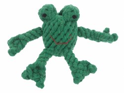 Jax & Bones - Rope Dog Toy - Frog - Large