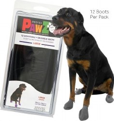 Pawz Dog Boots - Black - Large