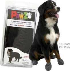 Pawz Dog Boots - Black - Extra Large