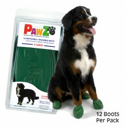 Pawz Dog Boots - Green - Extra Large