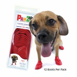 Pawz Dog Boots - Red - Small