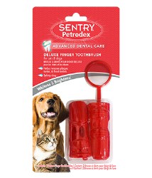 Sentry Petrodex - Deluxe Finger Toothbrush - 2 pack