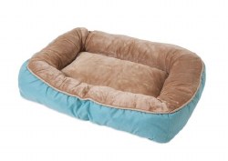 Petmate - Snoozzy Rustic Bumper Bed - Teal - 36" x 27"