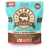 IN STORE AND CURB-SIDE PICK UP ONLY - Primal - Chicken and Salmon Formula - Raw Cat Food - 3 lb