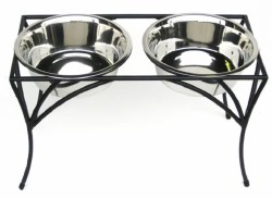 Pets Stop - Arbor Double Diner - Raised Diner - 3 qt