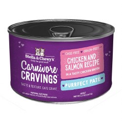 Stella & Chewy's Carnivore Cravings - Purrfect Pates - Chicken & Salmon- Canned Cat Food - 5.2 oz