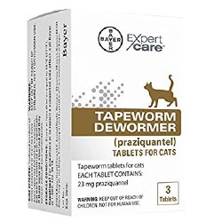 Bayer - Tapeworm Dewormer for Cats - 3 pack