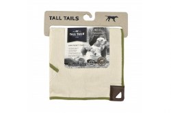 Tall Tails - Cape Towel - Cream and Sage - 20x20"