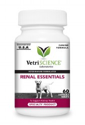 VetriScience - Renal Essentials Chewable Tablets for Dogs - 60 ct