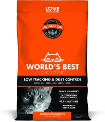 World's Best - Clumping Cat Litter - Multiple Cat - Low Tracking - 15lbs