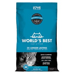 World's Best - Multiple Cat - Lotus Scented Clumping Litter - 14lbs