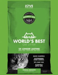 World's Best - Clumping Cat Litter - Original - 15lbs